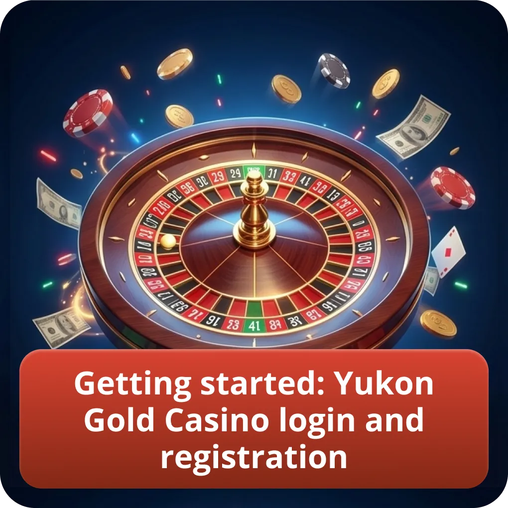 Getting started: Yukon Gold Casino login and registration